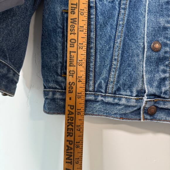Levi's Youth Kids Trucker Jacket Jean Denim Cotton Blue 6 - Picture 5 of 5